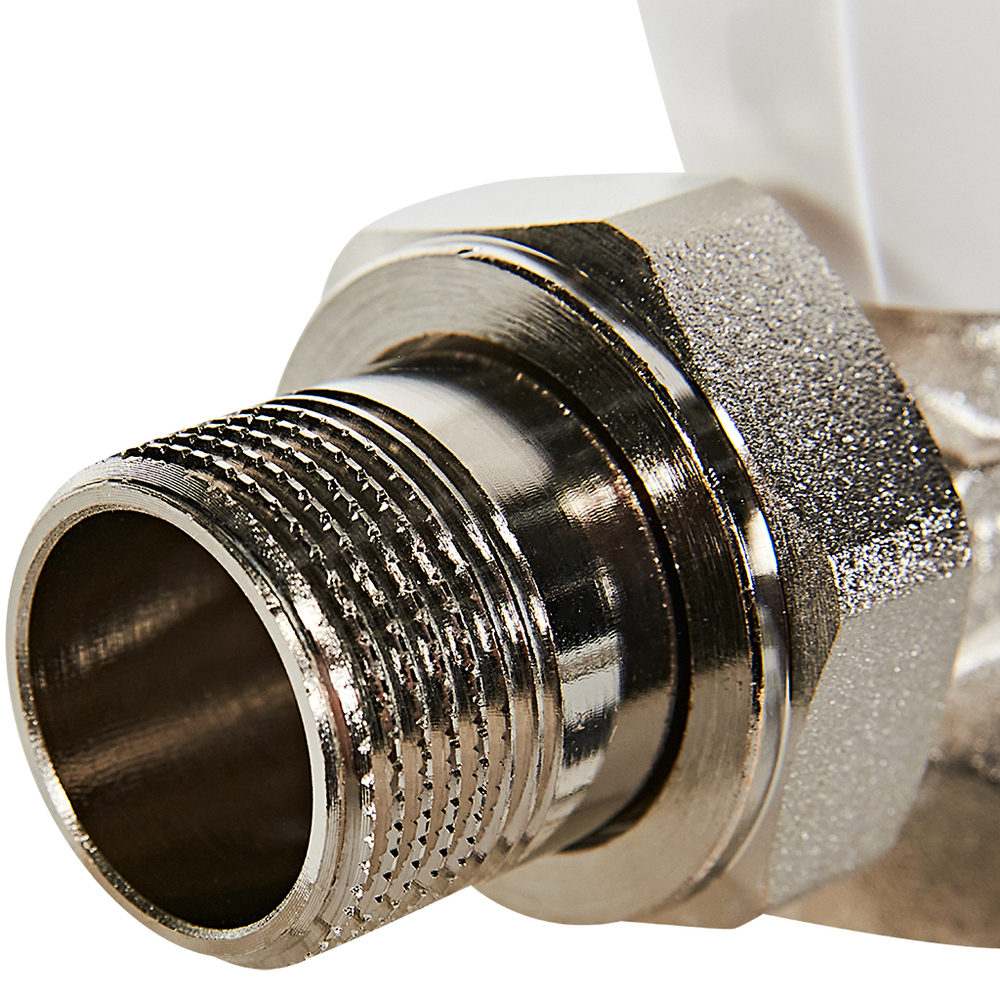 Клапан ручной регулирующий угловой ROMMER - 3/4" (ВР/НР-американка, PN10, Tmax 110°C)
