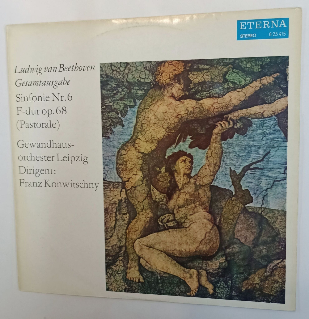 Винтажная виниловая пластинка LP Ludwig van Beethoven Л. Ван Бетховен, Sinfonie Симфония Nr. 6 F dur Op. 68 (ГДР 1970)
