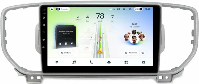 Магнитола для KIA Sportage 4 2016-2018 - Teyes CC4L-DTS монитор 9" IPS, Android 14, Быстрая, Snapdragon 662, CarPlay, 4G SIM-слот