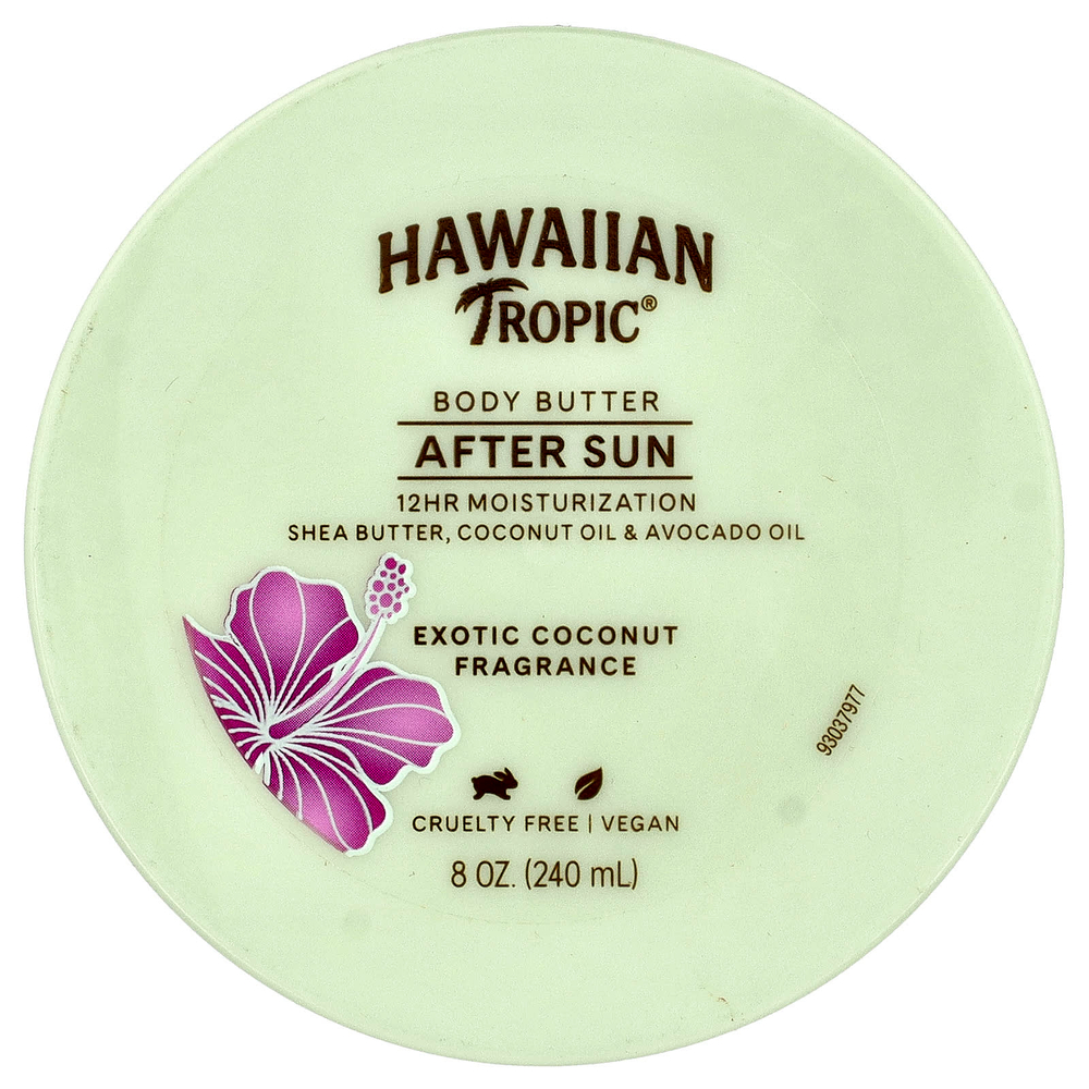 Hawaiian Tropic, Масло для тела после загара, экзотический кокос, 240 мл (8 унций)