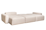 Диван Garda Decor трехместный Турин (Turin)(3 секции) с канапе и мех бежевый Koza3805-BEG 355*163,568 см