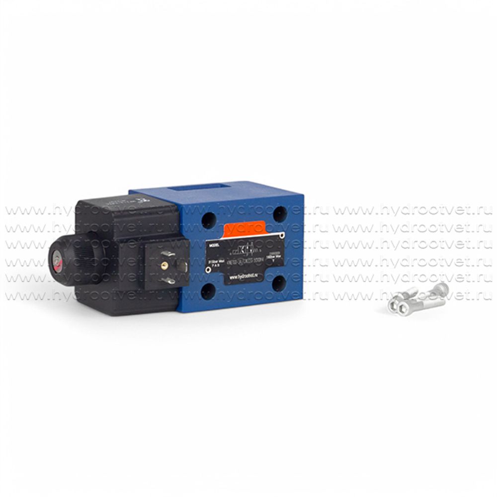 4WE10D31/CW220-50N9K4 - Гидрораспределитель золотниковый Ду 10 с электроуправлением W230, схема D (574А), возврат - пружинный