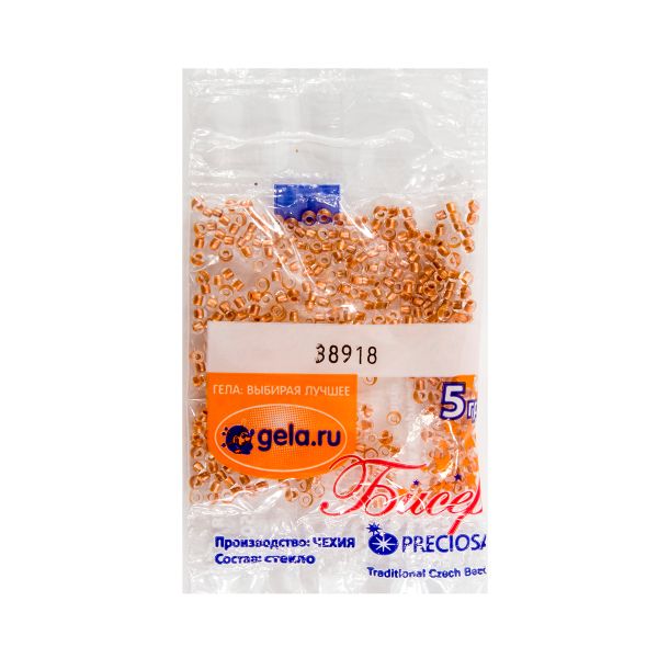 Бисер Preciosa 10/0, 50 г (10 шт по 5 г), цв.38918