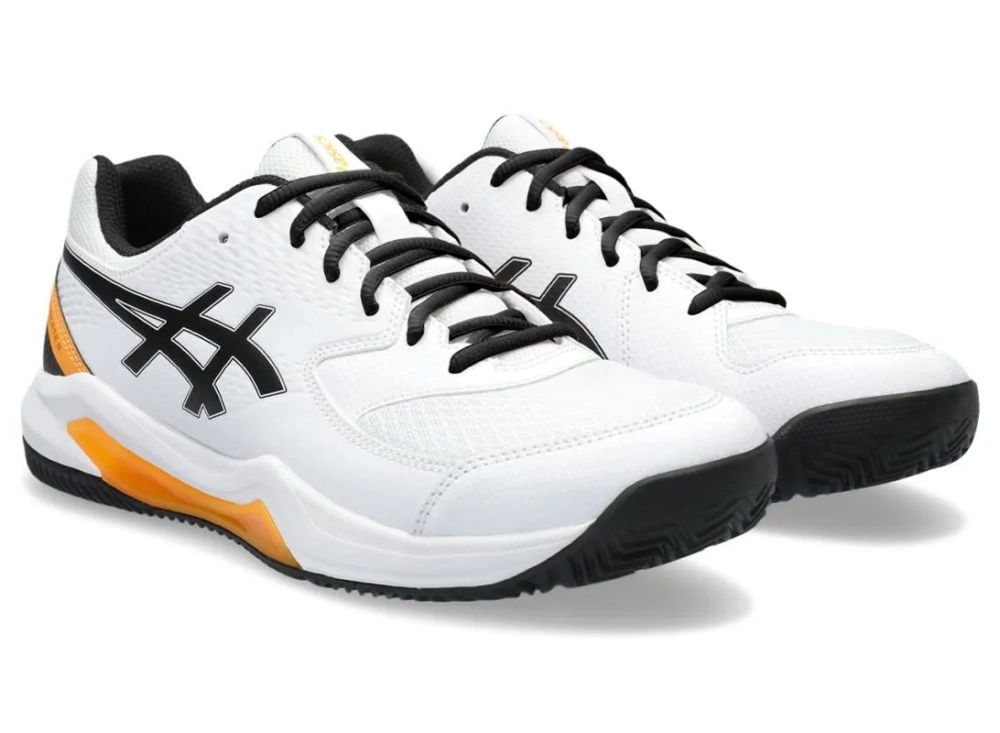 Мужские кросовки для Padel Asics Gel-Dedicate 8 Padel - white/orange pop