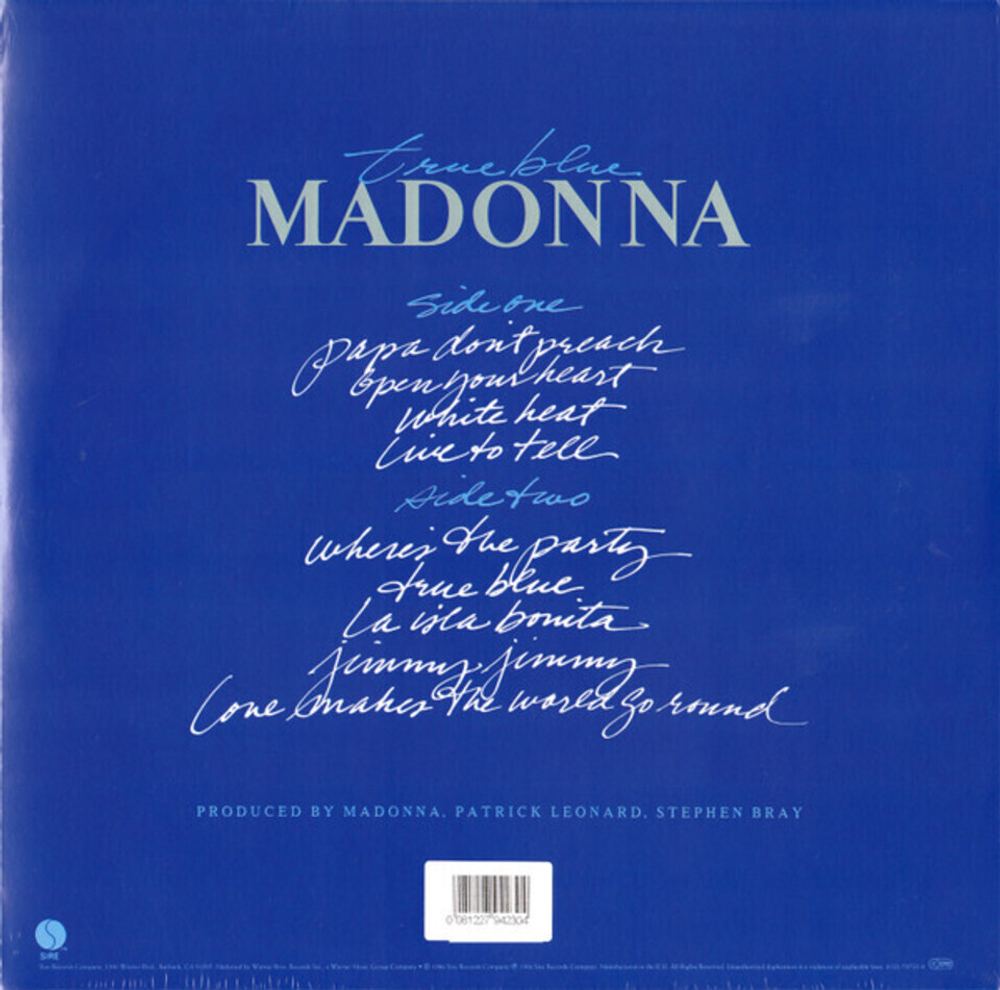 Madonna / True Blue (Coloured Vinyl)(Limited Edition)(LP)