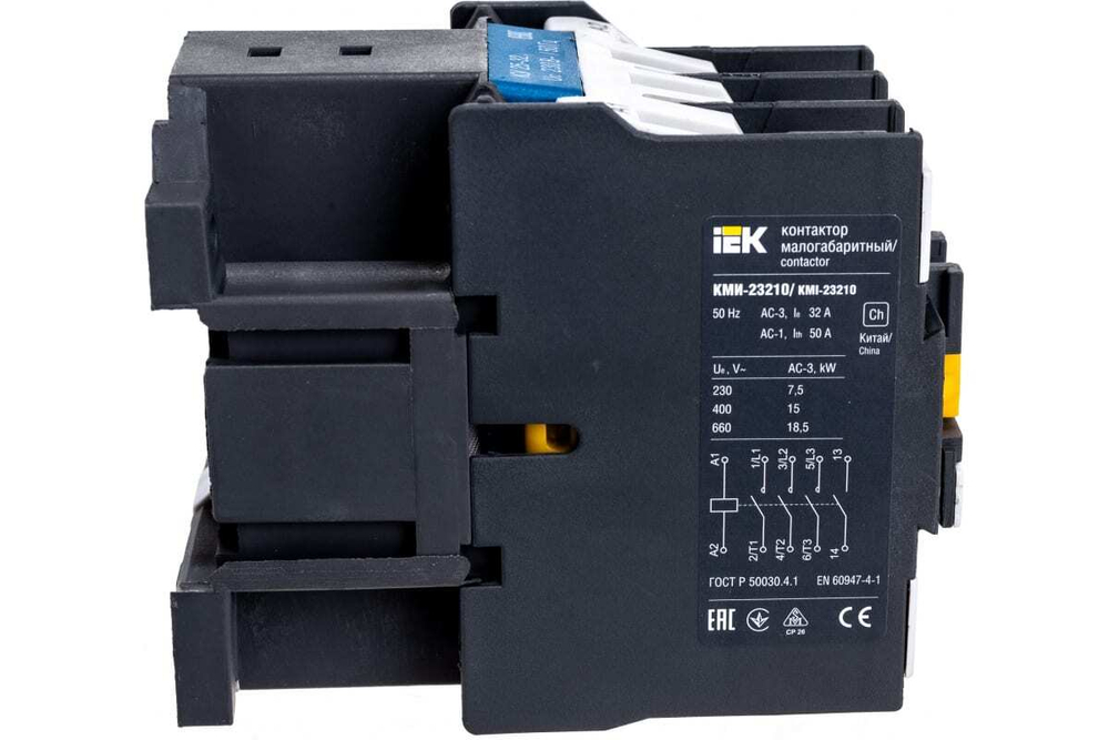 Контактор КМИ-23210 32А 230В/АС3 1НО IEK