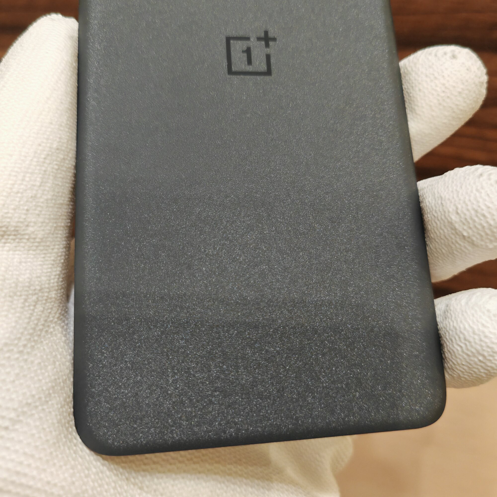 Крышка для OnePlus Nord 2T оригинальная (заднее стекло) цвет: Чёрный