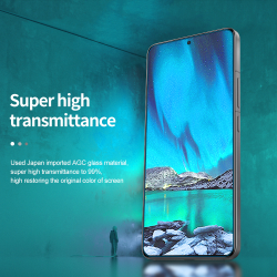 Защитное стекло с прозрачными рамками от Nillkin для Xiaomi Poco F6 Pro, серия H+Pro Anti-Explosion Glass Screen Protector