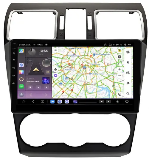 Магнитола для Subaru Forester, Impreza, XV 2015-2018 - Kuberg QLed, Android 13, Быстрейшая, CarPlay, SIM-слот
