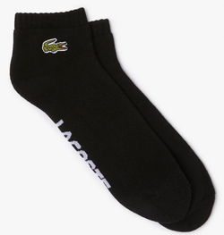 Теннисные носки Lacoste SPORT Branded Stretch Cotton Low-Cut Socks 1P - черный