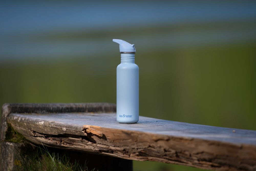 Бутылка Klean Kanteen Classic Flip Sport 27oz (800 мл) Clear Sky
