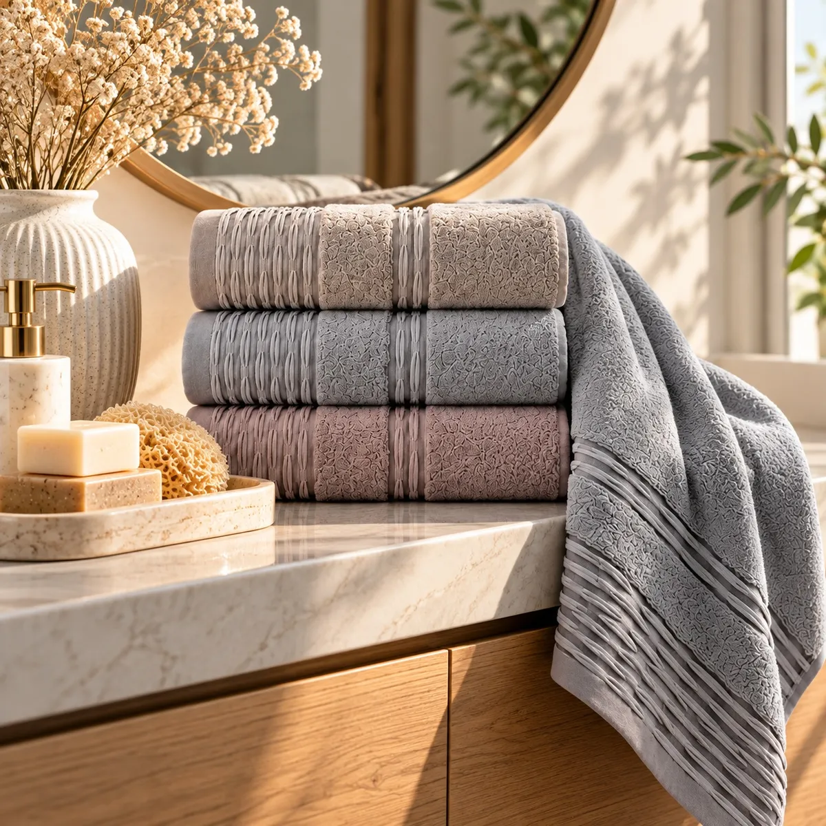 PUPİLLA COLLECTİON Набор Полотенец CATALINA 50*90 4пр. 100% Хлопок