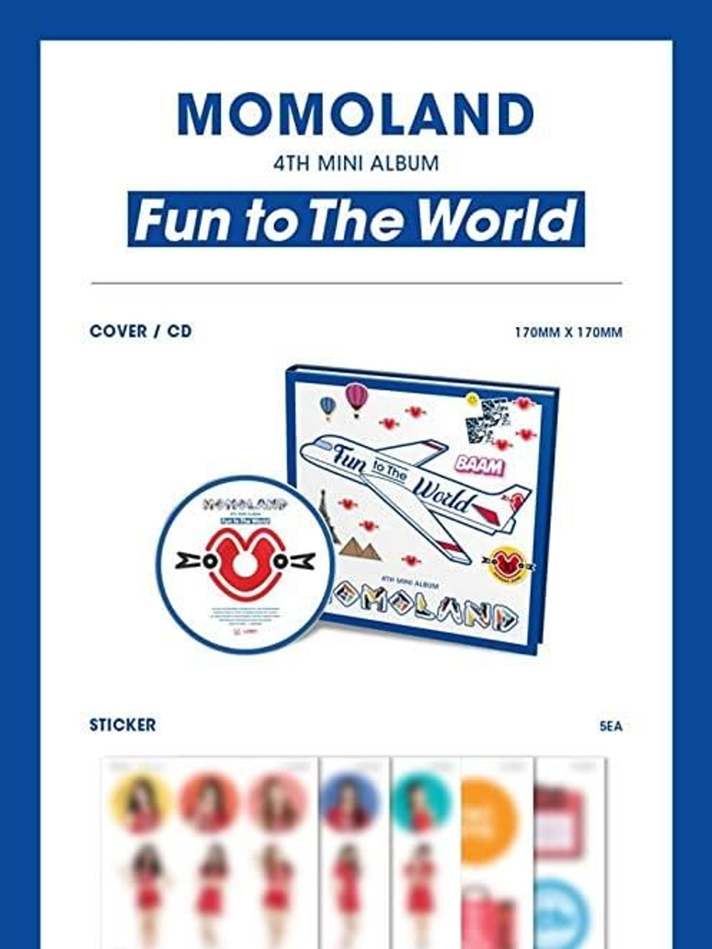 Альбом Momoland - Fun to The World 4th Mini Album