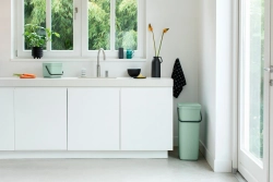 Brabantia Контейнер для сортировки мусора Sort & Go 6л Jade Green 211768