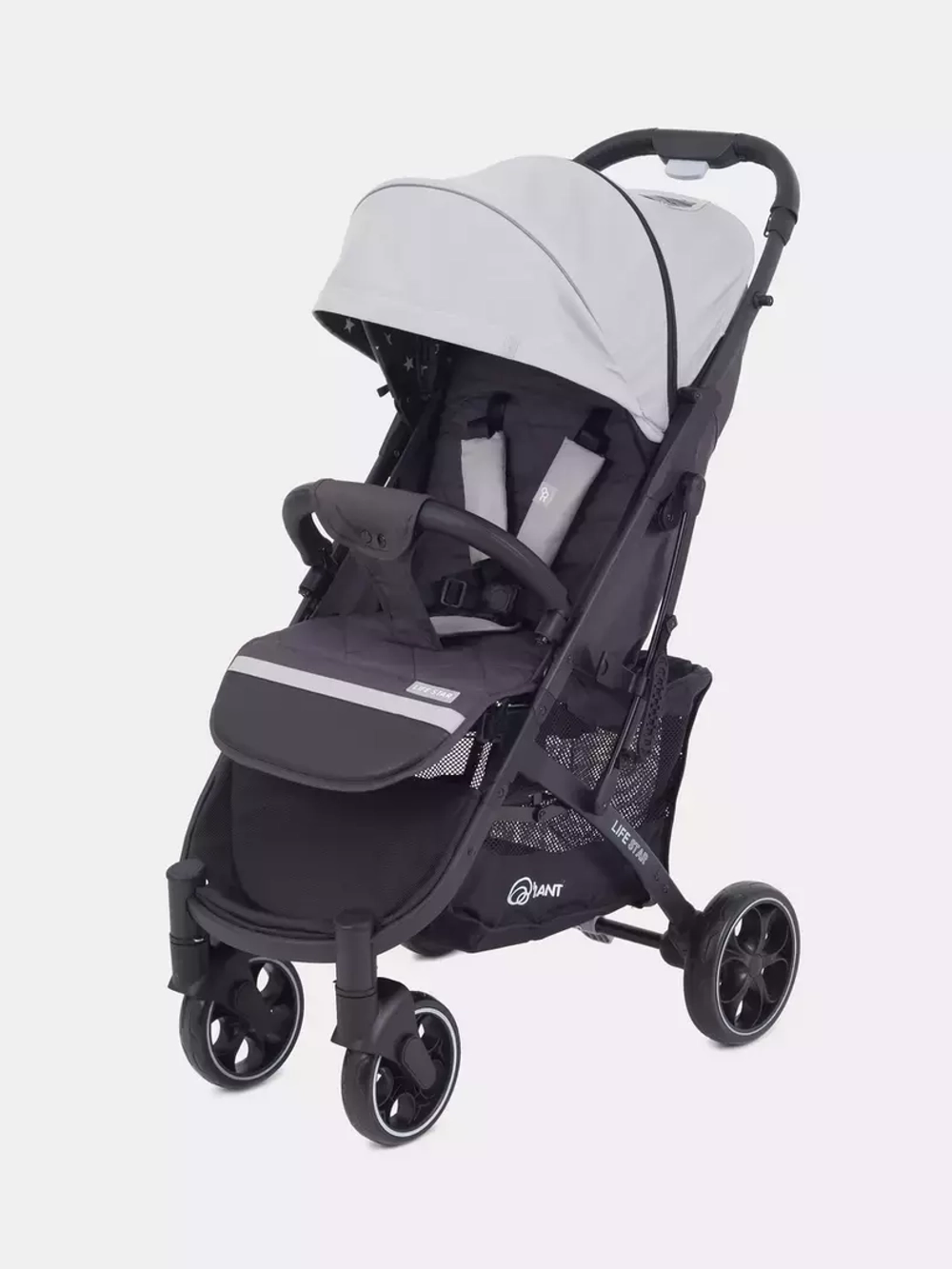 Коляска детская RANT "LIFE STAR" RA102 Soft Grey