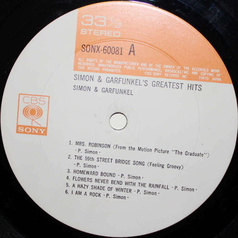 Simon & Garfunkel / Simon & Garfunkel's Greatest Hits (LP)