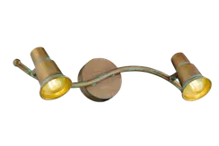 Светильник Sfera Sveta B85975/2AW GDGR, 2×40 Вт, золотой и зелёный