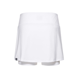 Женская теннисная юбка HEAD Club Basic Long Skirt Women - White, Silver