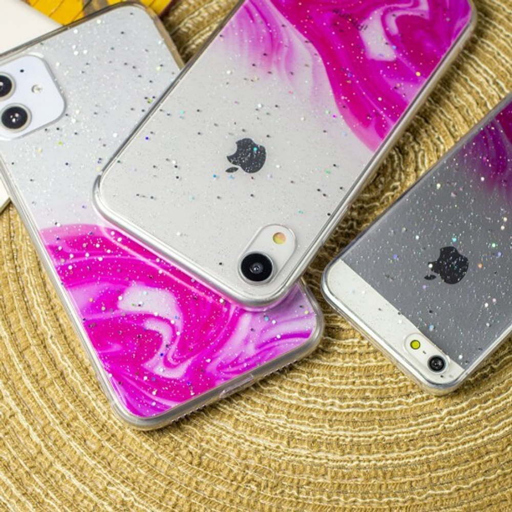 Силиконовый чехол Акварель для iPhone 12 Mini, 011858