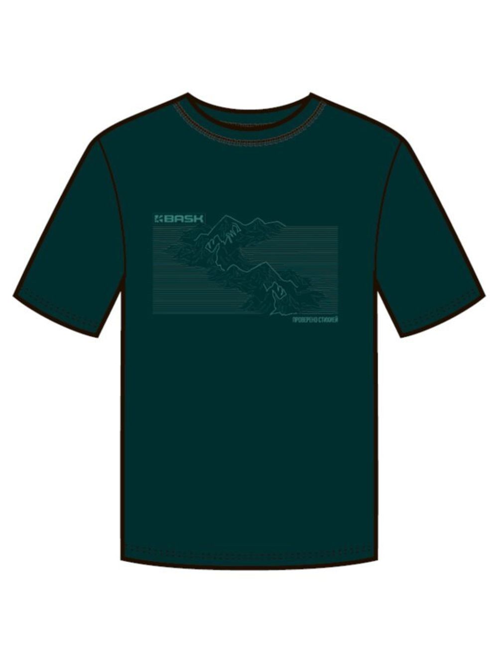 ФУТБОЛКА МУЖСКАЯ BASK TOPOGRAPHY MT V2