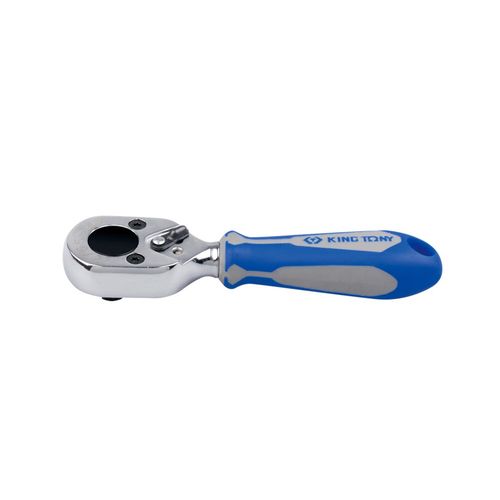KING TONY (2765-04G) Трещотка 1/4", 111 мм, 72 зубца, флажковая, для вставок (бит)