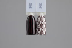 Swanky Stamping, Лак для стемпинга S68 - Горький шоколад (6 мл