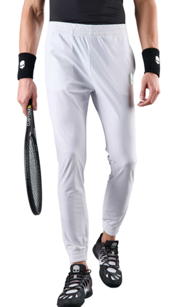 Мужские теннисные штаны Hydrogen Tech Pants Skull Man - белый