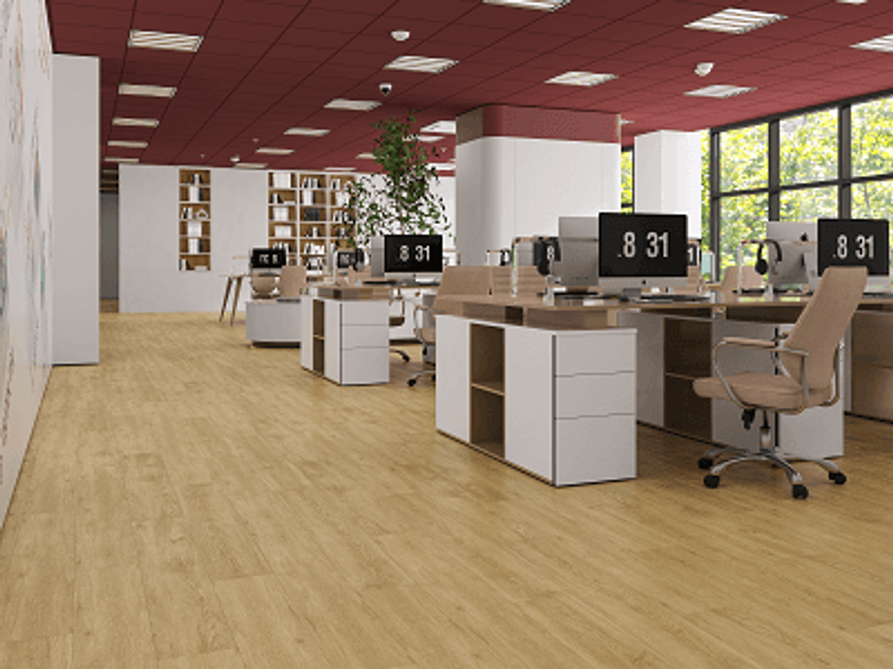 LVT плитка Дуб Ваниль Селект ECO 23-2