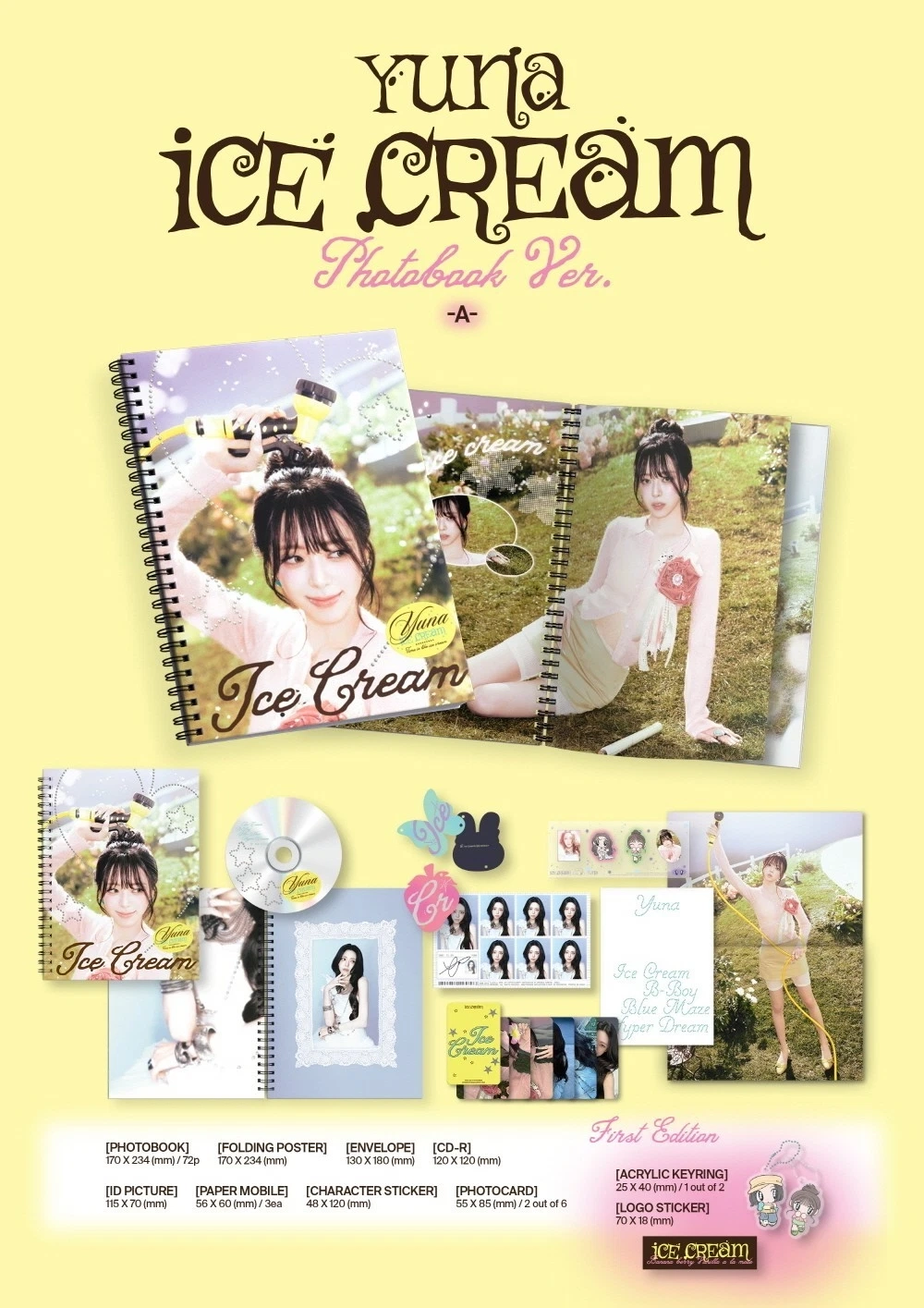 Альбом YUNA - ICE CREAM [Photobook ver.]