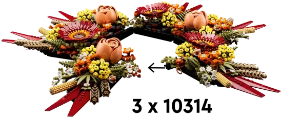 Конструктор LEGO Botanical, Dried Flower Centerpiece
