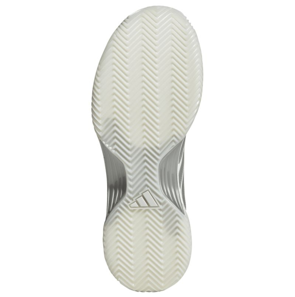Женские теннисные кроссовки Adidas Avacourt 3 Clay - cloud white/silver metallic/dash grey