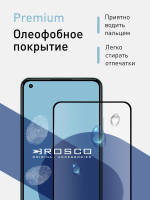 Защитное стекло ROSCO для Xiaomi Mi 11 Lite;Xiaomi Mi 11 Lite 5G;Xiaomi 11 Lite 5G NE оптом (арт. XM-MI11L-FSP-GLASS-BLACK)