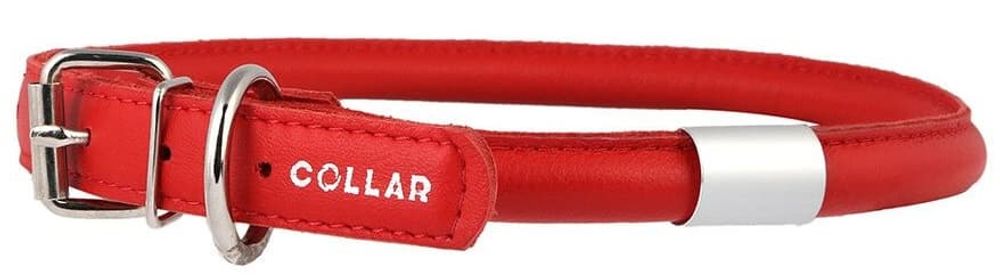 Ошейник"CoLLaR GLAMOUR" круглый с адресником (диаметр 10мм,длина 33-41см) красный Ошейник"CoLLaR GLAMOUR" круглый с адресником (диаметр 10мм,длина 33-41см) красный