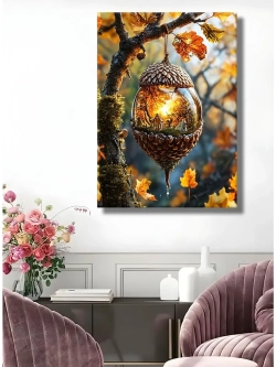 Картина "Лесная сказка", на стену для интерьера 30х40см 1шт.