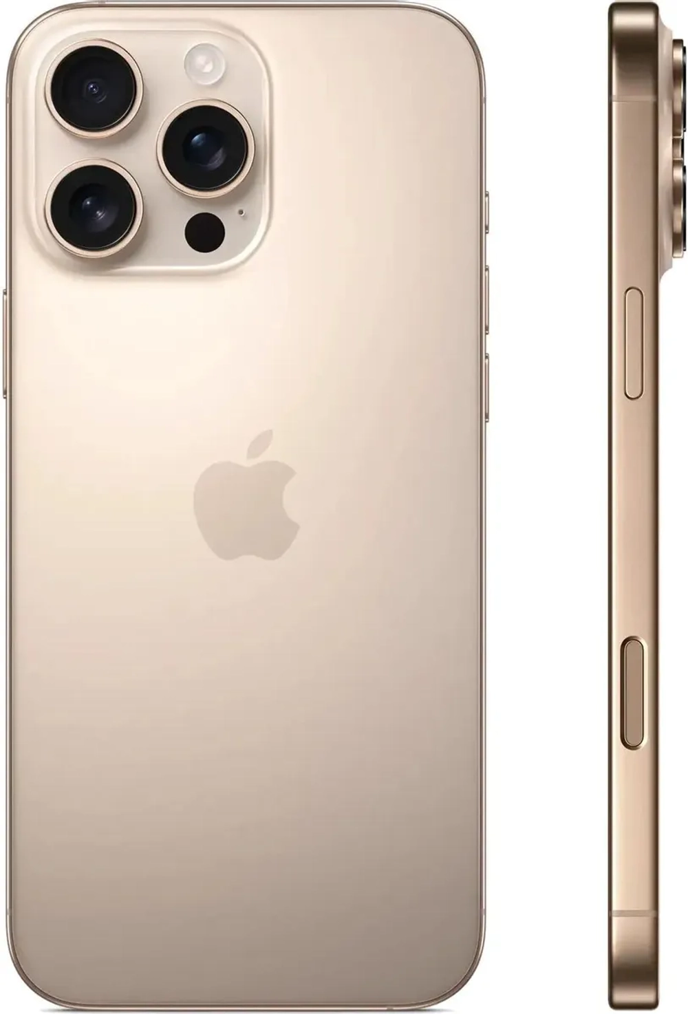 Смартфон Apple A3295 iPhone 16 Pro Max 1Tb бежевый титан моноблок 3G 4G 1Sim 6.9" 1320x2868 iOS 18 48Mpix 802.11 a/b/g/n/ac/ax/be NFC GPS Protect
