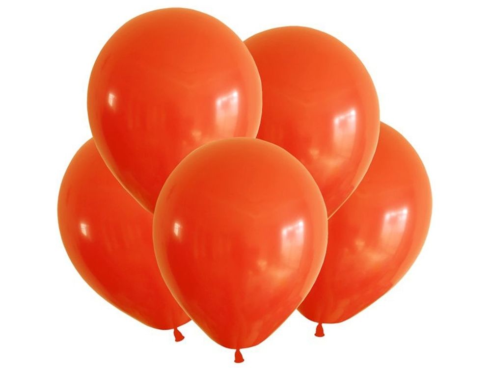 Шар 12" Оранжевый пастель/ Orange шаринг