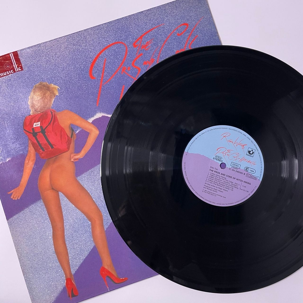Винтажная виниловая пластинка LP Roger Waters The Pros And Cons Of Hitch Hiking (Англия 1984)