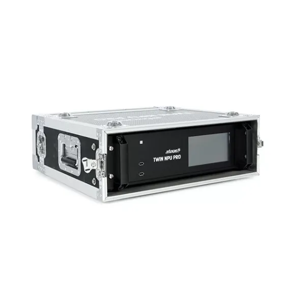 STAGE4 TWIN NPU PRO Сетевой процессор / сенсорный дисплей 7″ / +4096 параметров / 8 DMX-OUT (3-pin)