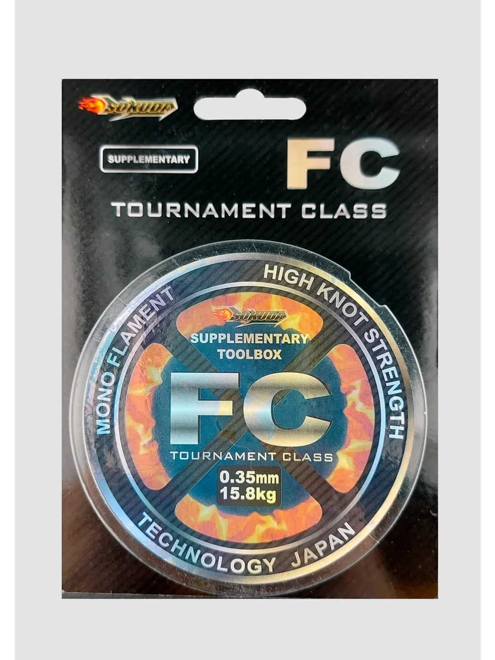 Флюрокарбоновая леска для поводков Сокуда FC 0.35 мм – 100 м