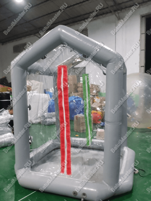 Прозрачный надувной шатёр «Призма», 1,5×1,5×2,5 м