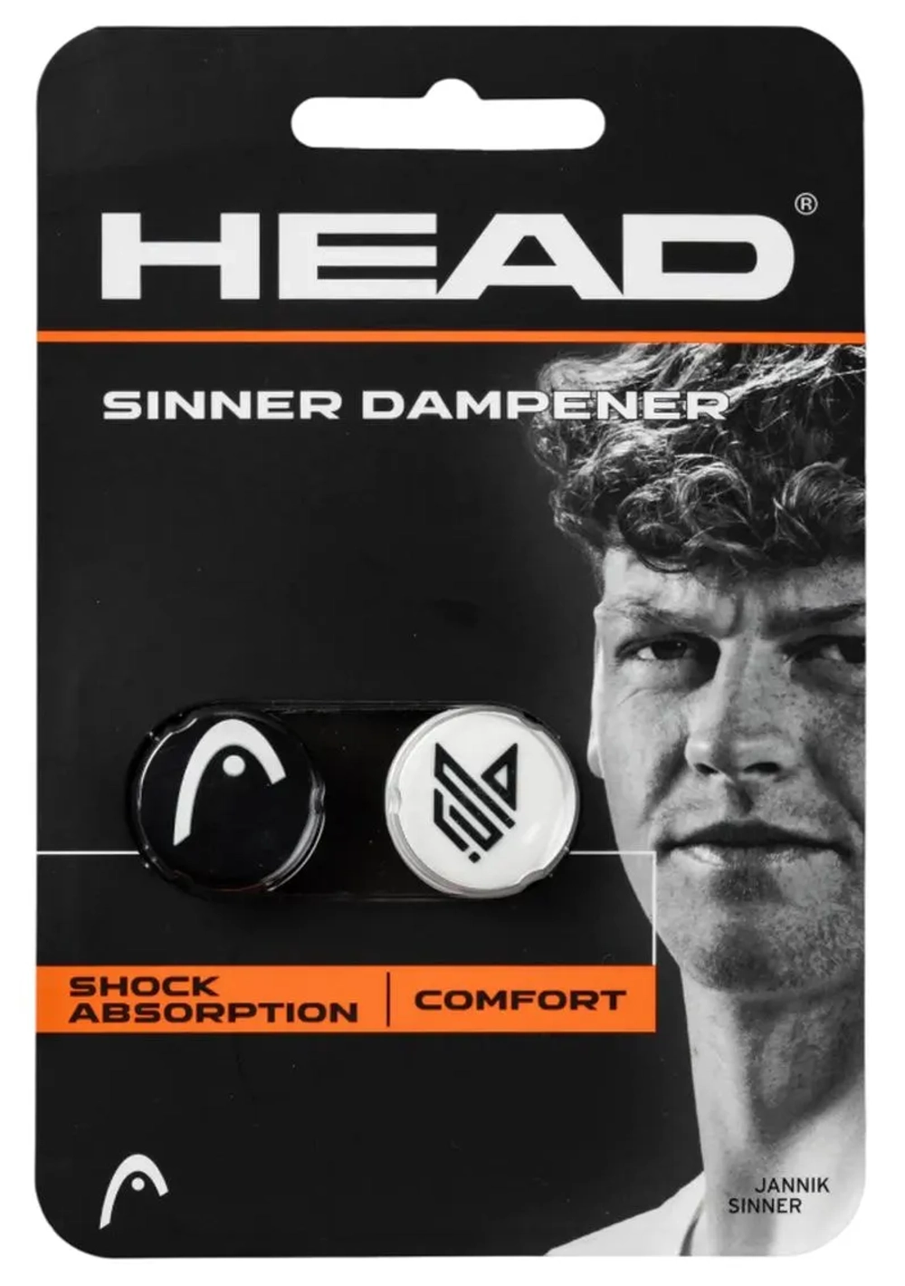 Теннисный виброгаситель Head Sinner 2P - black/white