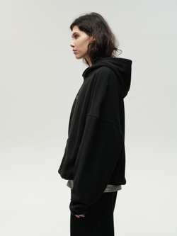 Drawstring Hoodie Black