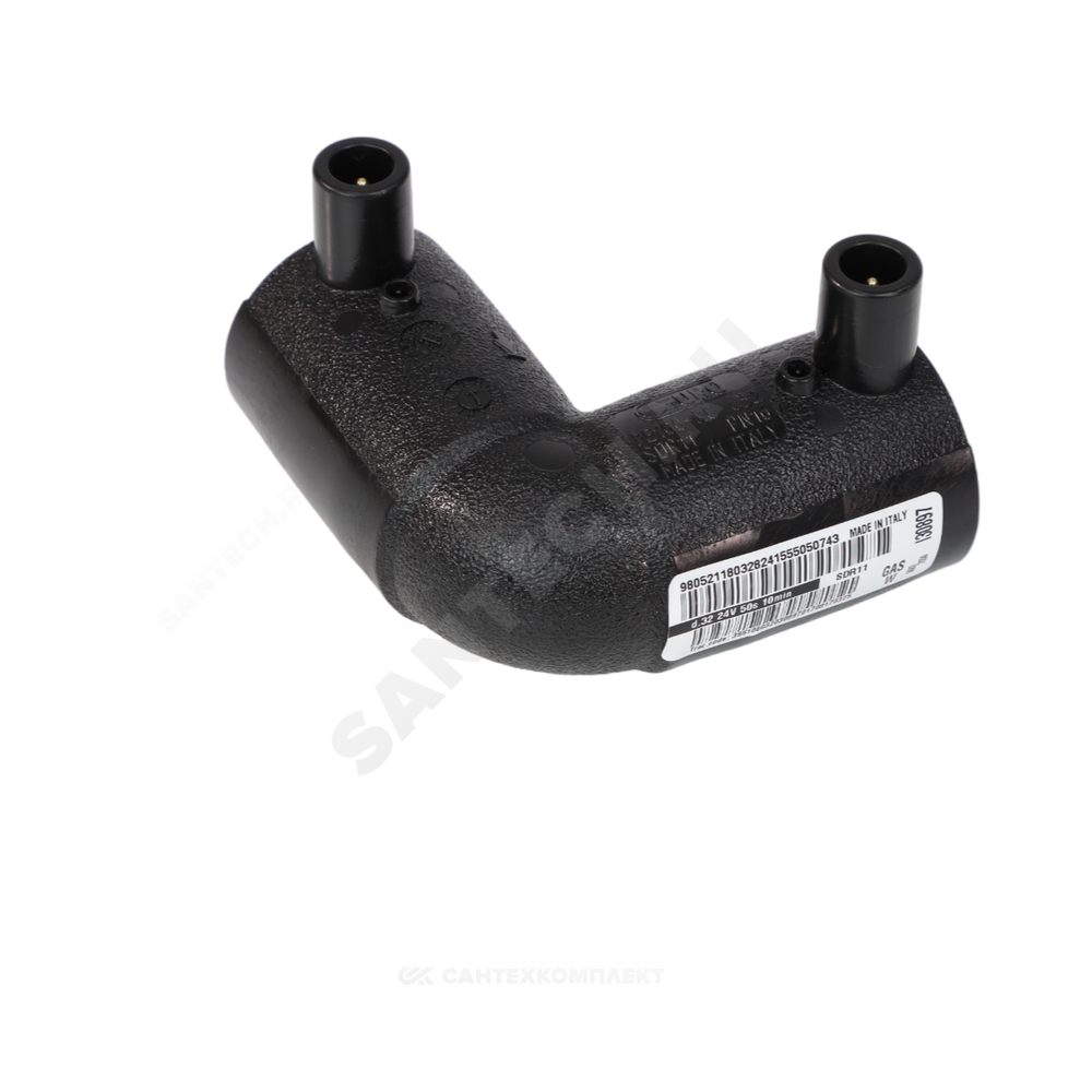 Отвод электросварной ПЭ100 Дн 225х90гр Ру16 SDR11 EUROSTANDARD 2111160225