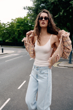 БЛЕЙЗЕР ИЗ РЕЛЬЕФНОЙ ТКАНИ С БАХРОМОЙ — ZARA