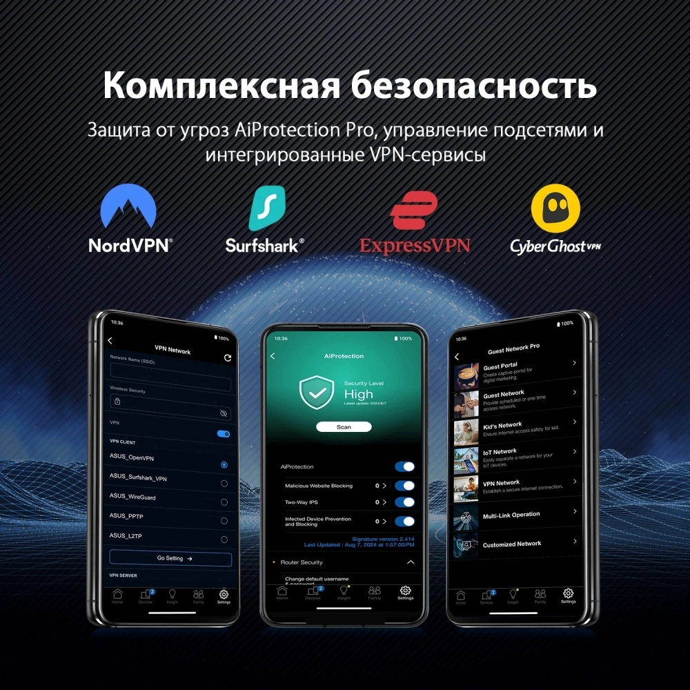Wi-Fi Роутер ASUS RT-BE86U