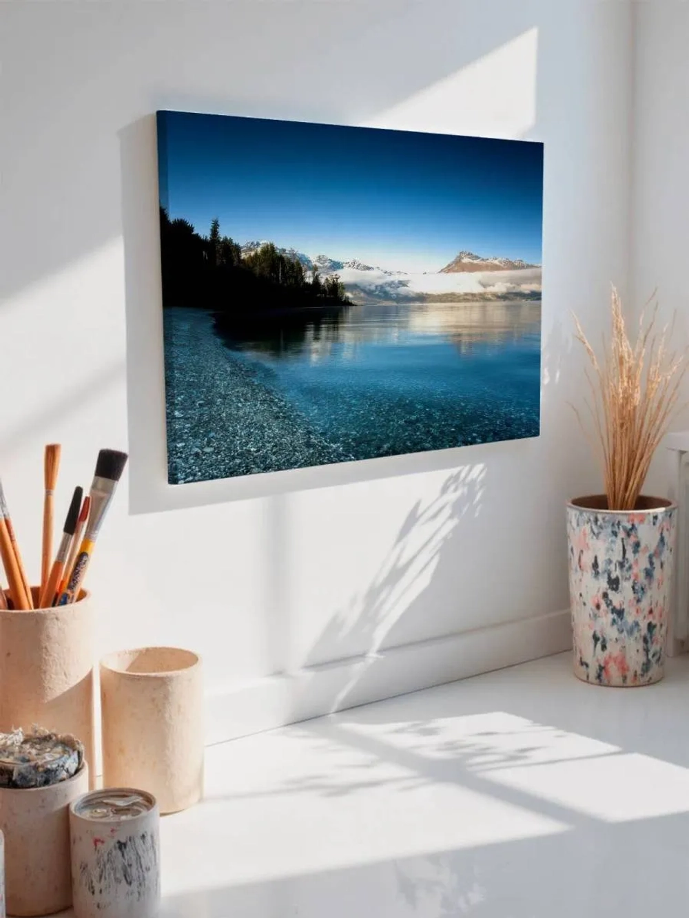 Картина на стену 40 X 50 Горное озеро
