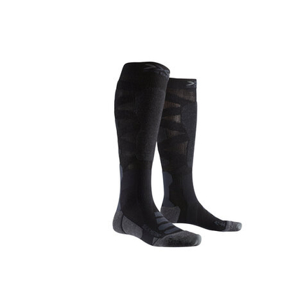 Носки X-Socks Ski Silk Merino 4.0 Black/Dark Grey Melange