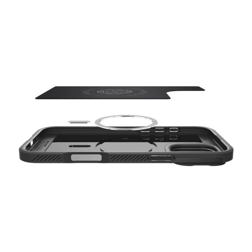 Накладка для i-Phone 16 Pro Max 6.7" Spigen Optik Armor MagSafe (ACS08015) черный