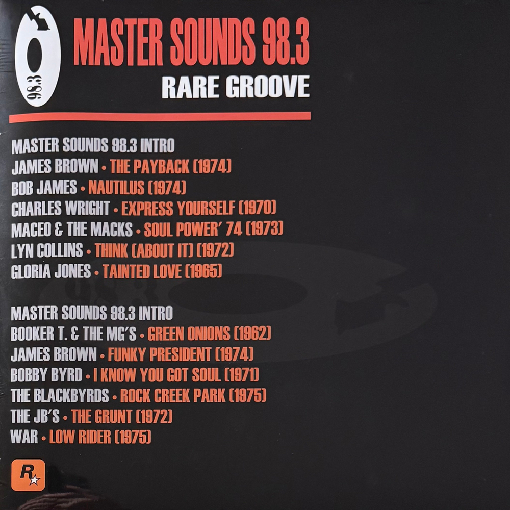 Grand Theft Auto: San Andreas Soundtrack - Master Sounds 98.3 Rare Groove (Россия 2025г.)