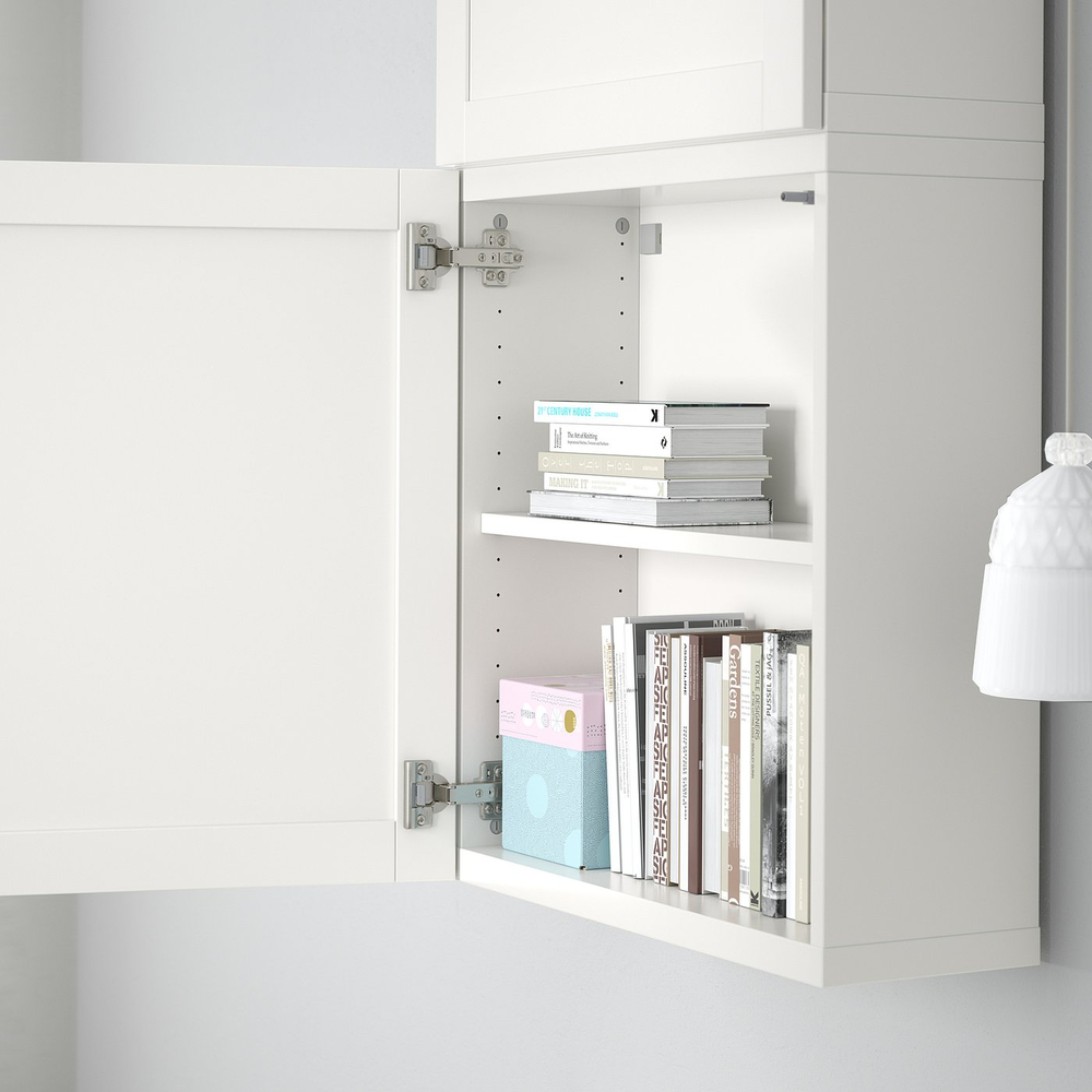 IKEA BESTÅ  (ИКЕА БЕСТО)  -  Полка - белая 56x16 см